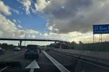 Nueva colisión múltiple en la GC-1, en dirección sur, a la altura de Las Remudas (Telde)/TA.